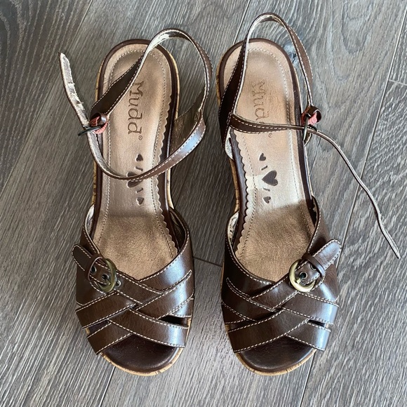 Mudd Sandals | Wedge | Brown | US 8 - Picture 2 of 8